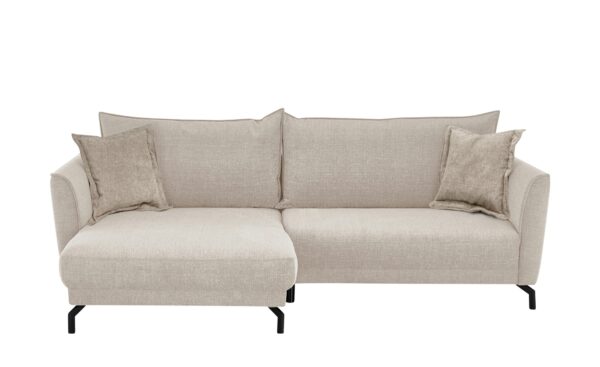 bobb Ecksofa  Yolanda ¦ beige ¦ Maße (cm): B: 257 H: 94 T: 174 Polstermöbel > Sofas > Ecksofas - Höffner