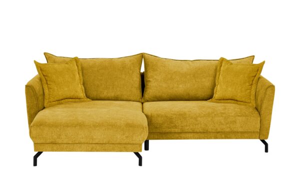 bobb Ecksofa  Yolanda ¦ gelb ¦ Maße (cm): B: 257 H: 94 T: 174 Polstermöbel > Sofas > Ecksofas - Höffner