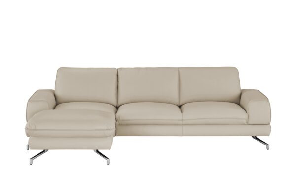 smart Ecksofa  Bonika ¦ beige ¦ Maße (cm): B: 268 H: 83 T: 165 Polstermöbel > Sofas > Ecksofas - Höffner