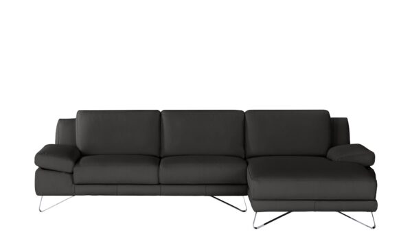 Ecksofa  Fine ¦ schwarz ¦ Maße (cm): B: 281 H: 81 T: 162 Polstermöbel > Sofas > Ecksofas - Höffner