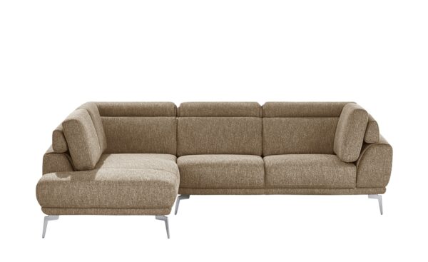 Ecksofa  Sona ¦ braun ¦ Maße (cm): B: 273 H: 83 T: 207 Polstermöbel > Sofas > Ecksofas - Höffner