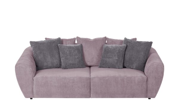 smart Big Sofa  Savita ¦ rosa/pink ¦ Maße (cm): B: 250 H: 81 T: 106 Polstermöbel > Sofas > 2-Sitzer - Höffner