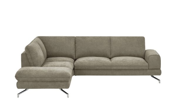 smart Ecksofa  Bonika ¦ braun ¦ Maße (cm): B: 268 H: 83 T: 220 Polstermöbel > Sofas > Ecksofas - Höffner