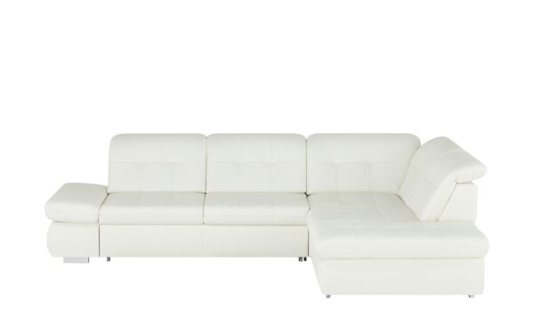 Lounge Collection Ecksofa Leder  Spencer ¦ weiß ¦ Maße (cm): B: 323 H: 102 T: 260 Polstermöbel > Sofas > Ecksofas - Höffner