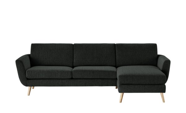 SOHO Ecksofa  Smilla ¦ schwarz ¦ Maße (cm): B: 274 H: 85 T: 156 Polstermöbel > Sofas > Ecksofas - Höffner