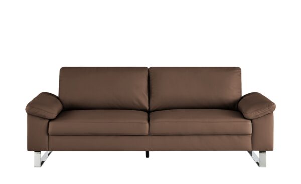 Max Schelling Ledersofa  Maximum ¦ braun ¦ Maße (cm): B: 224 H: 86 T: 97 Polstermöbel > Sofas > 3-Sitzer - Höffner