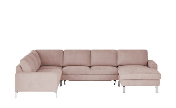 Max Schelling Wohnlandschaft  Maximum ¦ rosa/pink ¦ Maße (cm): B: 333 H: 86 T: 253 Polstermöbel > Sofas > Schlafsofas - Höffner