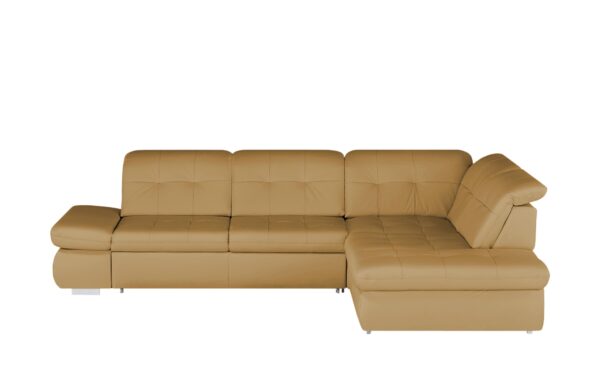 Lounge Collection Ecksofa Leder  Spencer ¦ braun ¦ Maße (cm): B: 323 H: 102 T: 260 Polstermöbel > Sofas > Ecksofas - Höffner