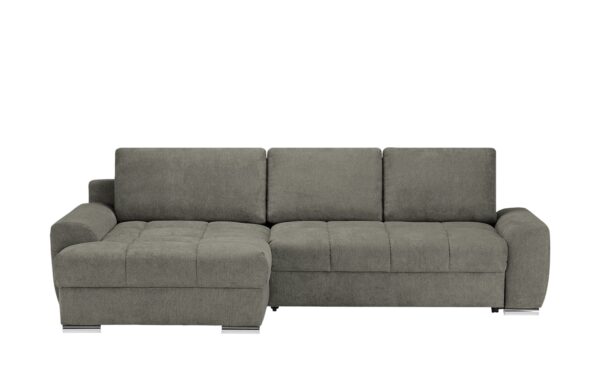 bobb Ecksofa  Soumia ¦ grau ¦ Maße (cm): B: 283 H: 91 T: 181 Polstermöbel > Sofas > Ecksofas - Höffner