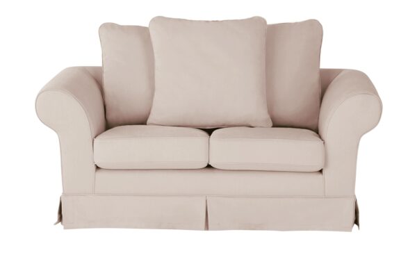 Hussensofa  Hampton ¦ rosa/pink ¦ Maße (cm): B: 166 H: 70 T: 92 Polstermöbel > Sofas > 2-Sitzer - Höffner