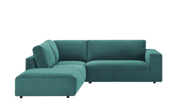 Gallery M Ecksofa  Lucia ¦ türkis/petrol ¦ Maße (cm): B: 320 H: 81 T: 246 Polstermöbel > Sofas > Ecksofas - Höffner