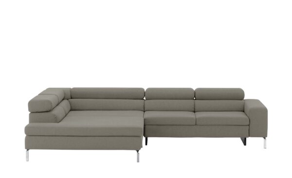 Gallery M Ecksofa  Felicia ¦ grau ¦ Maße (cm): B: 309 H: 72 T: 215 Polstermöbel > Sofas > Ecksofas - Höffner