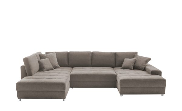 bobb Wohnlandschaft  Arissa de Luxe ¦ braun ¦ Maße (cm): B: 353 H: 84 T: 209 Polstermöbel > Sofas > Schlafsofas - Höffner