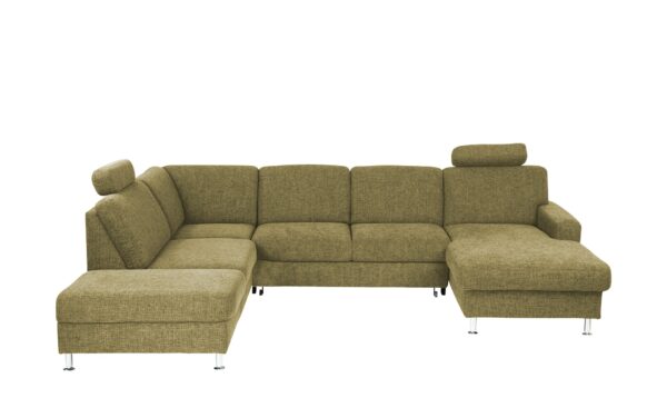 meinSofa Wohnlandschaft  Jana ¦ grün ¦ Maße (cm): B: 305 H: 85 T: 235 Polstermöbel > Sofas > Schlafsofas - Höffner