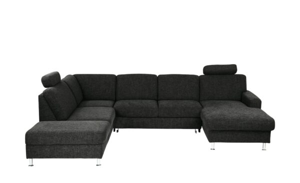 meinSofa Wohnlandschaft  Jana ¦ schwarz ¦ Maße (cm): B: 305 H: 85 T: 235 Polstermöbel > Sofas > Schlafsofas - Höffner