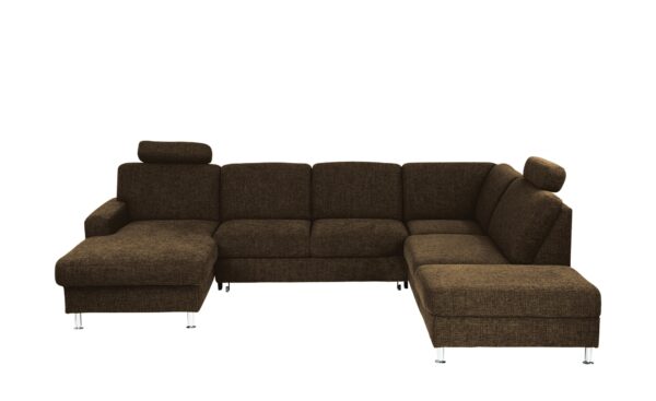 meinSofa Wohnlandschaft  Jana ¦ braun ¦ Maße (cm): B: 305 H: 85 T: 235 Polstermöbel > Sofas > Schlafsofas - Höffner