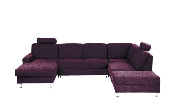 meinSofa Wohnlandschaft  Jana ¦ lila/violett ¦ Maße (cm): B: 305 H: 85 T: 235 Polstermöbel > Sofas > Schlafsofas - Höffner