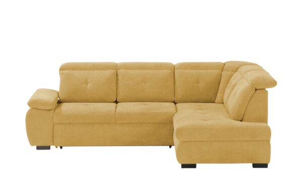 smart Ecksofa  Tamara ¦ gelb ¦ Maße (cm): B: 252 H: 90 T: 192 Polstermöbel > Sofas > Ecksofas - Höffner