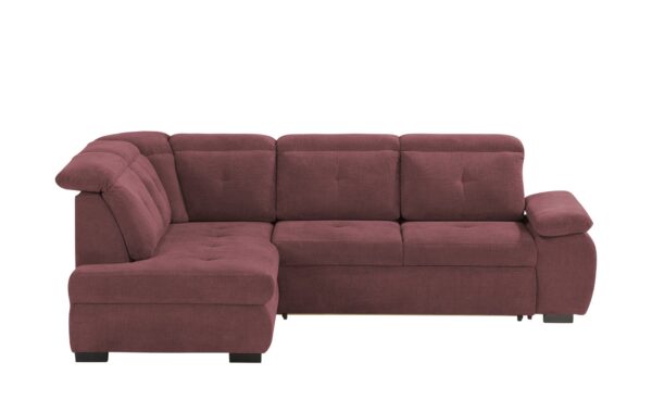 smart Ecksofa  Tamara ¦ rot ¦ Maße (cm): B: 252 H: 90 T: 192 Polstermöbel > Sofas > Ecksofas - Höffner