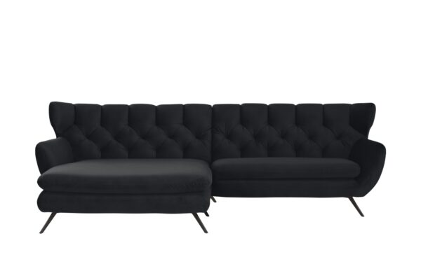 pop Ecksofa  Caldara ¦ schwarz ¦ Maße (cm): B: 300 H: 94 T: 175 Polstermöbel > Sofas > Ecksofas - Höffner