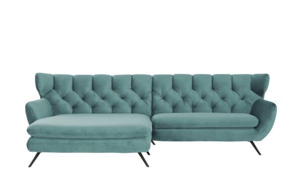 pop Ecksofa  Caldara ¦ grün ¦ Maße (cm): B: 300 H: 94 T: 175 Polstermöbel > Sofas > Ecksofas - Höffner