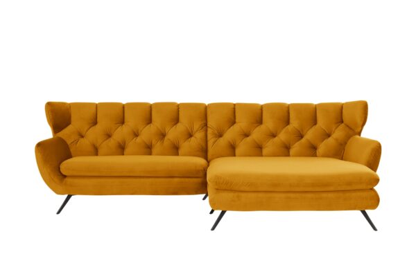 pop Ecksofa  Caldara ¦ gelb ¦ Maße (cm): B: 300 H: 94 T: 175 Polstermöbel > Sofas > Ecksofas - Höffner