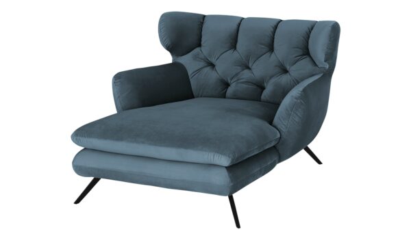 pop Longseat-Sessel  Caldara ¦ blau ¦ Maße (cm): B: 126 H: 94 T: 160 Polstermöbel > Sessel > Ohrensessel - Höffner