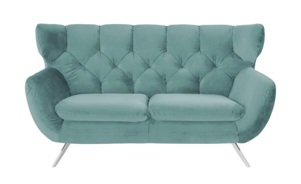 pop Sofa  Caldara ¦ blau ¦ Maße (cm): B: 175 H: 94 T: 95 Polstermöbel > Sofas > 2-Sitzer - Höffner