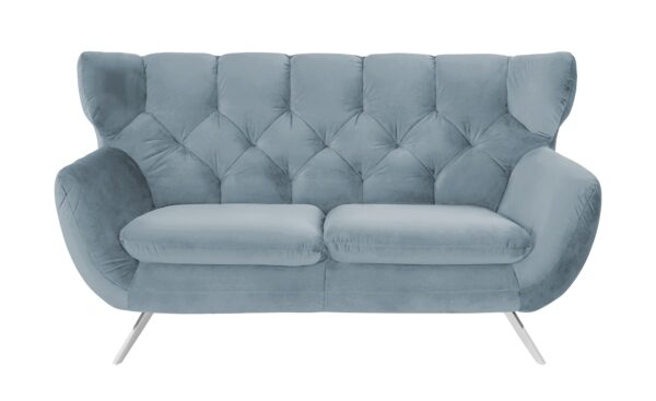 pop Sofa  Caldara ¦ blau ¦ Maße (cm): B: 175 H: 94 T: 95 Polstermöbel > Sofas > 2-Sitzer - Höffner