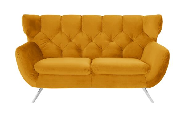 pop Sofa  Caldara ¦ gelb ¦ Maße (cm): B: 175 H: 94 T: 95 Polstermöbel > Sofas > 2-Sitzer - Höffner