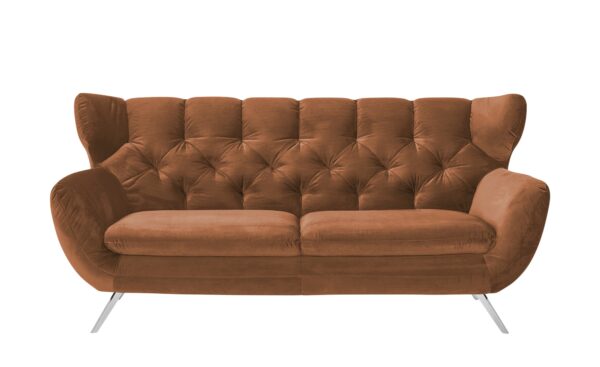 pop Sofa  Caldara ¦ braun ¦ Maße (cm): B: 200 H: 94 T: 95 Polstermöbel > Sofas > 2-Sitzer - Höffner