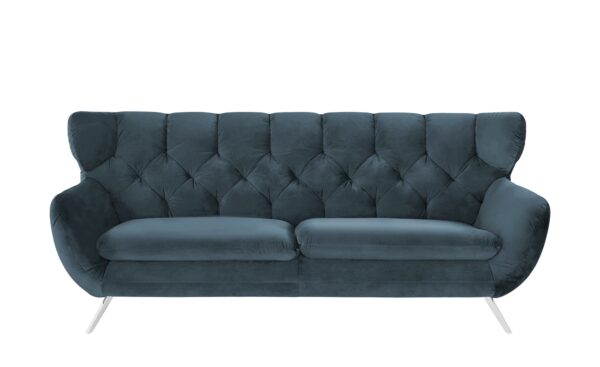 pop Sofa  Caldara ¦ blau ¦ Maße (cm): B: 225 H: 94 T: 95 Polstermöbel > Sofas > 3-Sitzer - Höffner