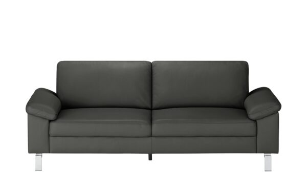 Max Schelling Ledersofa  Maximum ¦ grau ¦ Maße (cm): B: 224 H: 86 T: 97 Polstermöbel > Sofas > 3-Sitzer - Höffner