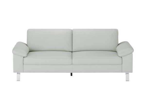 Max Schelling Ledersofa  Maximum ¦ grau ¦ Maße (cm): B: 224 H: 86 T: 97 Polstermöbel > Sofas > 3-Sitzer - Höffner