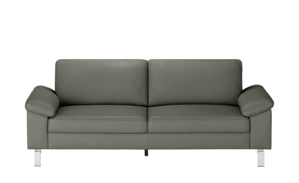 Max Schelling Ledersofa  Maximum ¦ grau ¦ Maße (cm): B: 224 H: 86 T: 97 Polstermöbel > Sofas > 3-Sitzer - Höffner