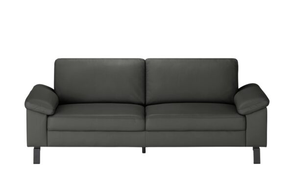 Max Schelling Ledersofa  Maximum ¦ grau ¦ Maße (cm): B: 224 H: 86 T: 97 Polstermöbel > Sofas > 3-Sitzer - Höffner