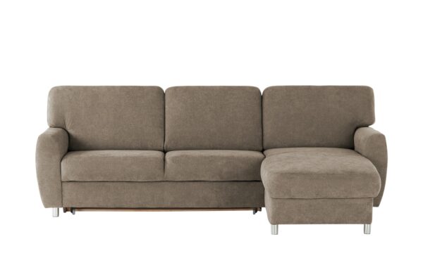 smart Ecksofa  Valencia ¦ braun ¦ Maße (cm): B: 263 H: 90 T: 173 Polstermöbel > Sofas > Ecksofas - Höffner