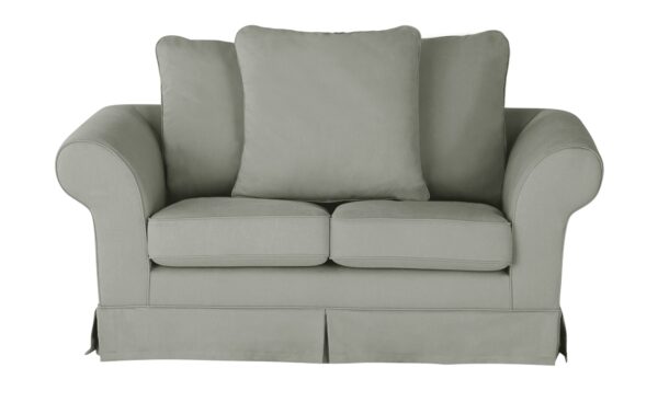 Hussensofa  Hampton ¦ grau ¦ Maße (cm): B: 166 H: 70 T: 92 Polstermöbel > Sofas > 2-Sitzer - Höffner