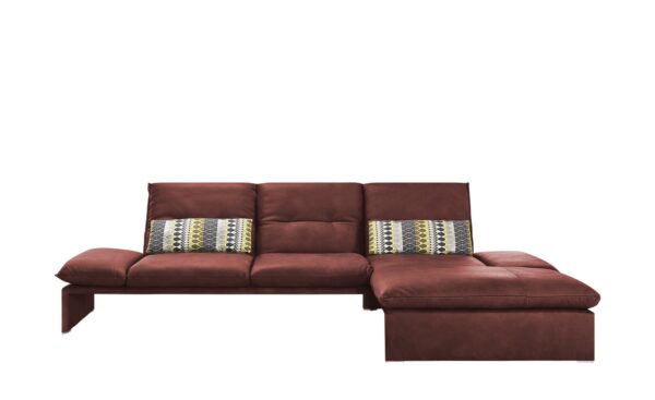 KOINOR Leder-Ecksofa  Humfrey ¦ rot ¦ Maße (cm): B: 314 H: 93 T: 159 Polstermöbel > Sofas > Ecksofas - Höffner