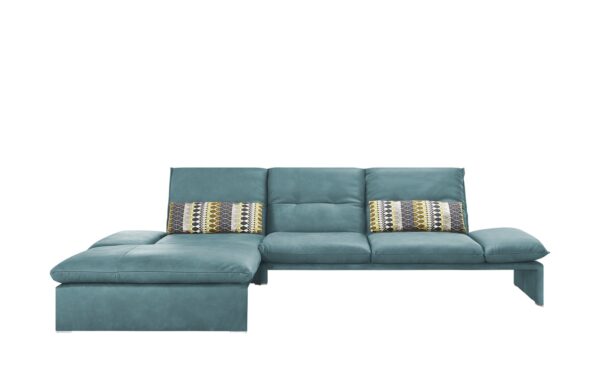 KOINOR Leder-Ecksofa  Humfrey ¦ türkis/petrol ¦ Maße (cm): B: 314 H: 93 T: 159 Polstermöbel > Sofas > Ecksofas - Höffner