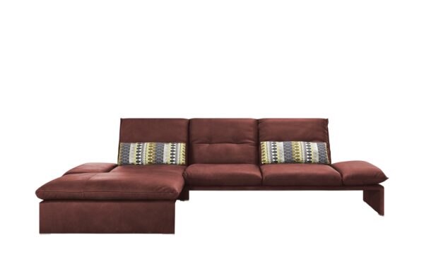 KOINOR Leder-Ecksofa  Humfrey ¦ rot ¦ Maße (cm): B: 314 H: 93 T: 159 Polstermöbel > Sofas > Ecksofas - Höffner