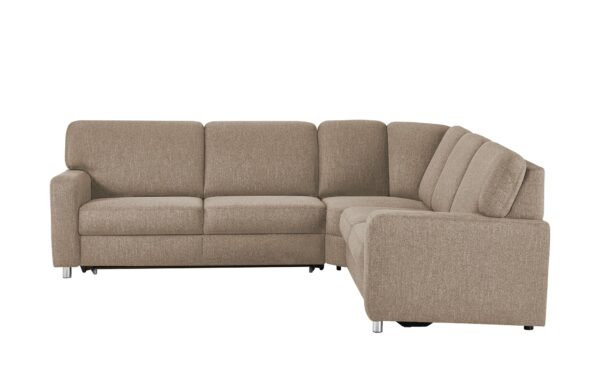 smart Ecksofa  Valencia ¦ braun ¦ Maße (cm): B: 266 H: 90 T: 236 Polstermöbel > Sofas > Ecksofas - Höffner