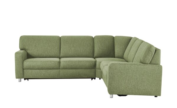 smart Ecksofa  Valencia ¦ grün ¦ Maße (cm): B: 266 H: 90 T: 236 Polstermöbel > Sofas > Ecksofas - Höffner