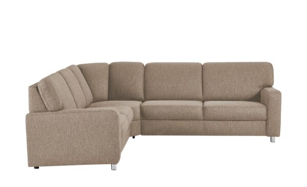 smart Ecksofa  Valencia ¦ braun ¦ Maße (cm): B: 236 H: 90 T: 266 Polstermöbel > Sofas > Ecksofas - Höffner