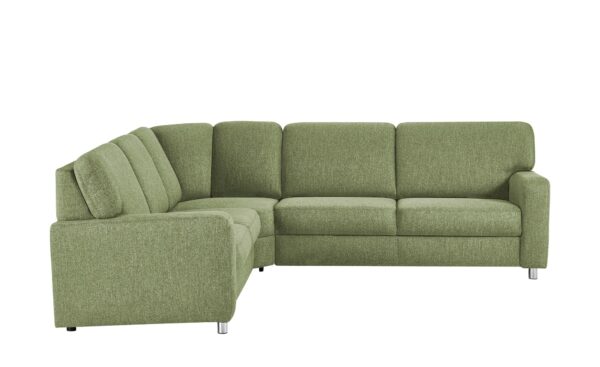 smart Ecksofa  Valencia ¦ grün ¦ Maße (cm): B: 236 H: 90 T: 266 Polstermöbel > Sofas > Ecksofas - Höffner