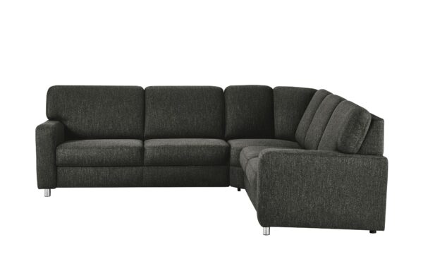 smart Ecksofa  Valencia ¦ schwarz ¦ Maße (cm): B: 266 H: 90 T: 236 Polstermöbel > Sofas > Ecksofas - Höffner