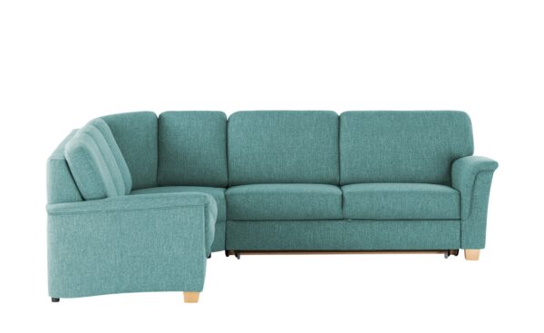 smart Ecksofa  Valencia ¦ türkis/petrol ¦ Maße (cm): B: 242 H: 90 T: 272 Polstermöbel > Sofas > Ecksofas - Höffner