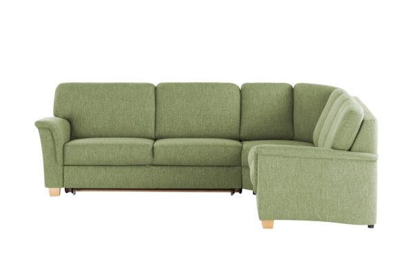 smart Ecksofa  Valencia ¦ grün ¦ Maße (cm): B: 272 H: 90 T: 242 Polstermöbel > Sofas > Ecksofas - Höffner