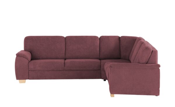 smart Ecksofa  Valencia ¦ rot ¦ Maße (cm): B: 280 H: 90 T: 250 Polstermöbel > Sofas > Ecksofas - Höffner