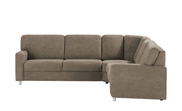 smart Ecksofa  Valencia ¦ braun ¦ Maße (cm): B: 266 H: 90 T: 236 Polstermöbel > Sofas > Ecksofas - Höffner